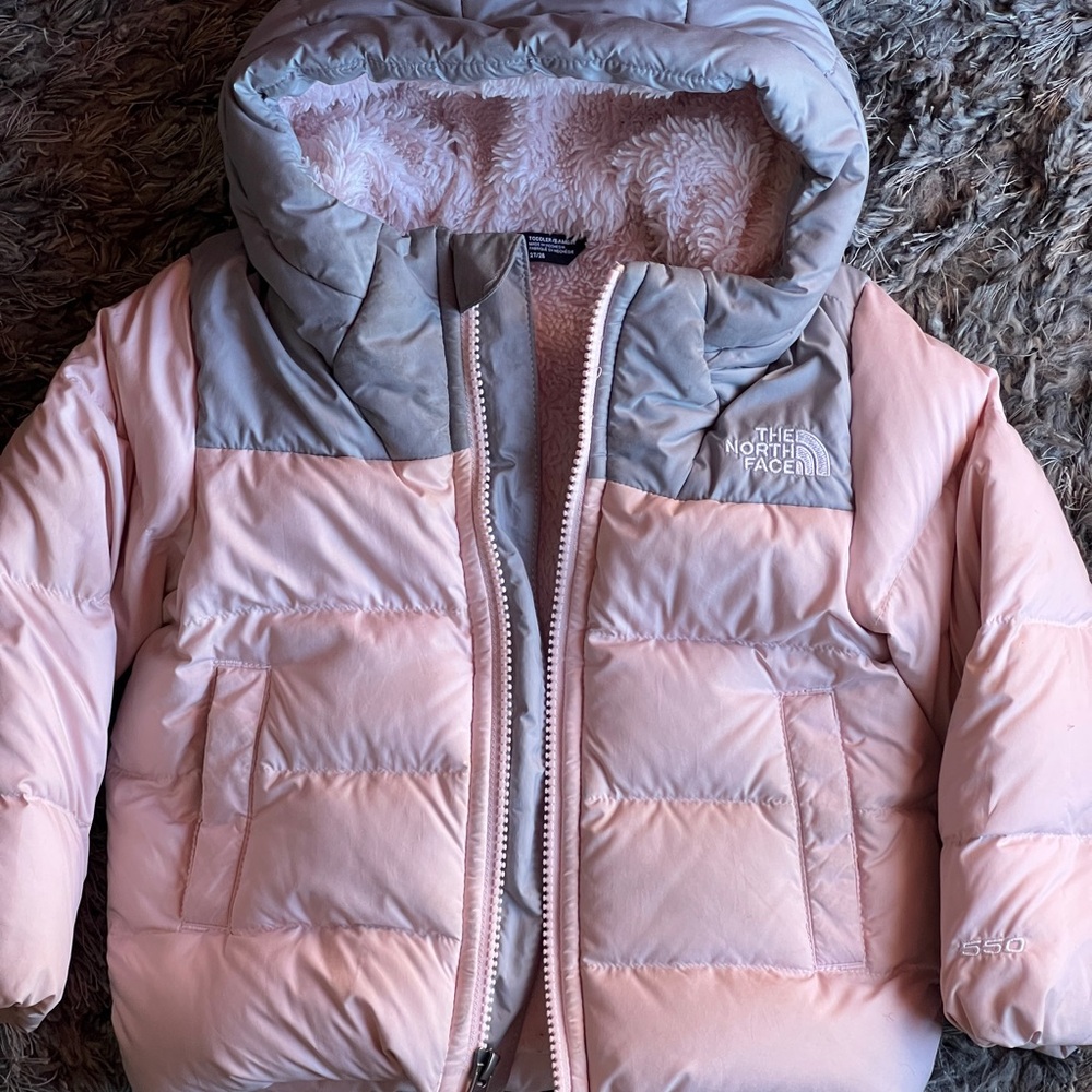 Girls Toddler The North face Puffer Pink